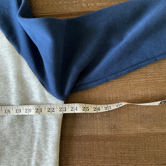 Hurley Mens Light Heather Grey Navy University Pullover Hoodie Large - Picture 6 of 6